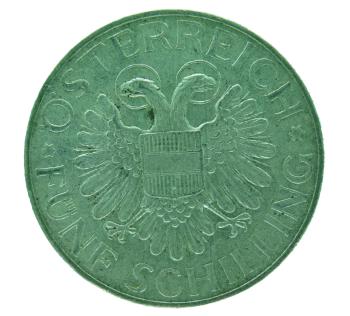 5 Schilling Silber 1935 Magna Mater