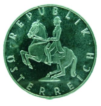 5 Schilling Silber 1961 PP