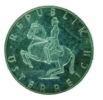 5 Schilling Silber 1968 PP