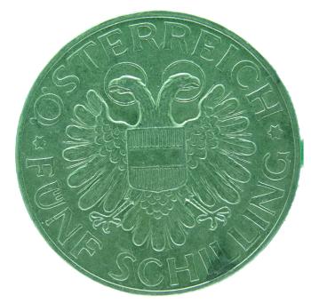 5 Schilling Silber 1934 Magna Mater