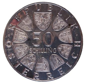 Österreichischer Wappenkreis – Gedenkmünze 1969