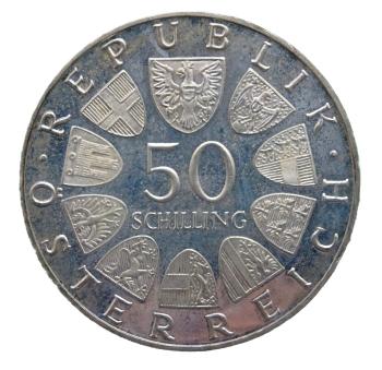 Österreichischer Wappenkreis – Gedenkmünze 1971