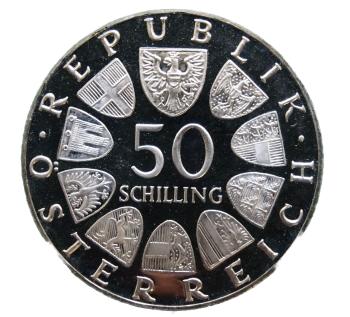 Österreichischer Wappenkreis – Gedenkmünze 1973