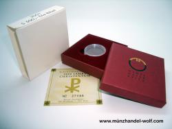 500 Schilling Etui 2001 Die Bibel mit Zertifikat