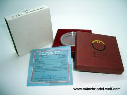 500 Schilling Etui 1996 Mühlviertel mit Zertifikat