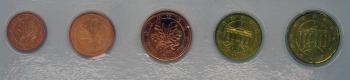 Euro Cent Kleinmünzsatz Deutschland 2006J
