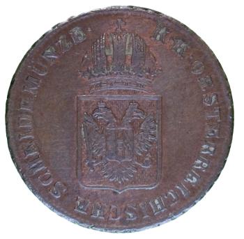 Ein Kreuzer 1816A Kupfermünze – Franz II. (I.) – Wien – österreichisches Kaiserreich
