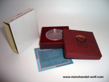 500 Schilling Etui 1994 Panonische Region mit Zertifikat