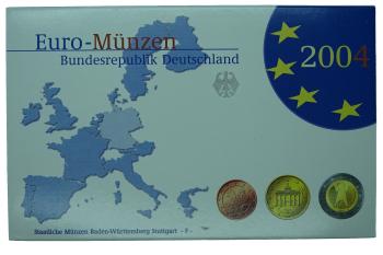 Euro Deutschland Kursmünzenserie Set 2004 F