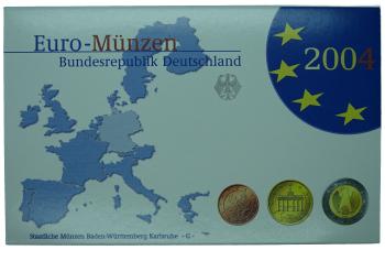 Euro Deutschland Kursmünzenserie Set 2004 G