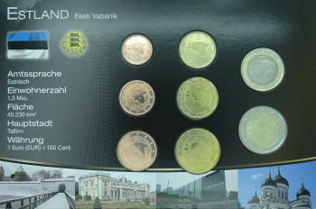 Euro Kleinmünzsatz Estland 2011