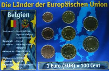 Euro Kleinmünzsatz Belgien