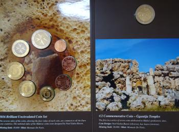 Malta Euro-Kleinmünzsatz 2016 mit Ggantija