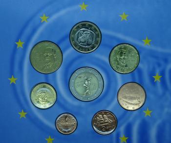 Euro Kleinmünzsatz Griechenland 2004 Blister