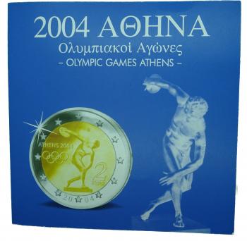 Euro Kleinmünzsatz Griechenland 2004 Blister