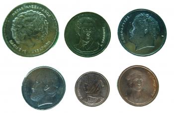 Kleinmünzsatz Griechenland 1992 Drachmen