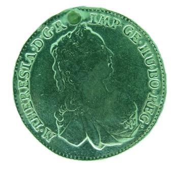 1/2 Maria Theresia Taler 1763 Hall