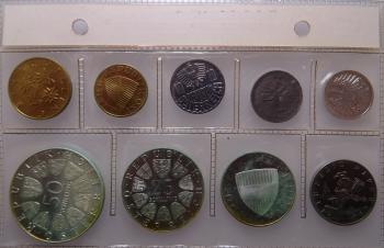 Kleinmünzsatz 1973 Schilling Set PP