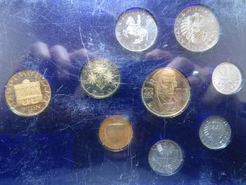 Kleinmünzsatz 1982 Schilling Set PP