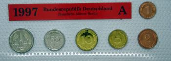 Deutsche Mark Kleinmünzsatz 1997 A