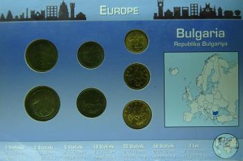 Kleinmünzsatz Bulgarien 1 Stotinka bis 1 Lev