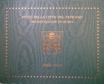 Kleinmünzsatz Euro 2010 Vatikan Papst Benedikt XVI.