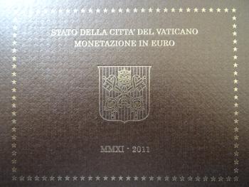 Kleinmünzsatz Euro 2011 Vatikan Papst Benedikt XVI.