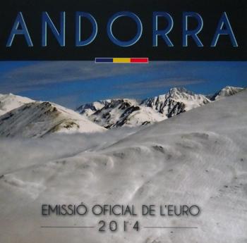 Kleinmünzsatz Euro 2014 Andorra