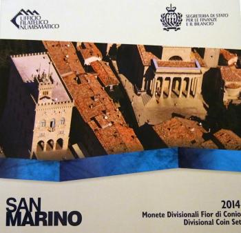Kleinmünzsatz Euro 2014 San Marino