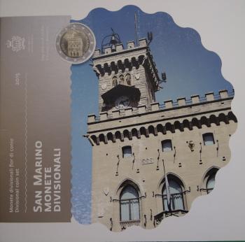 Kleinmünzsatz Euro 2015 San Marino Klassische Motive