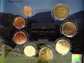 Kleinmünzsatz Euro 2017 Andorra
