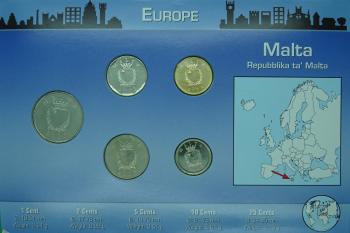 Kleinmünzsatz Malta Cents