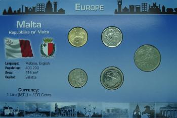Kleinmünzsatz Malta Cents