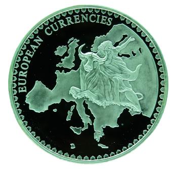 Medaille Polen Das Geld Europas 10 Zlotych