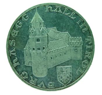 Medaille Tirol Jubiläumsschiessen 1974 Hall in Tirol PP