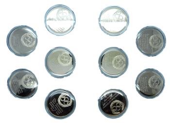 Medaillen 10 Stück Collection des Jeux Olympiques  PP