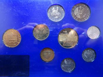 Kleinmünzsatz 1984 Schilling Set PP