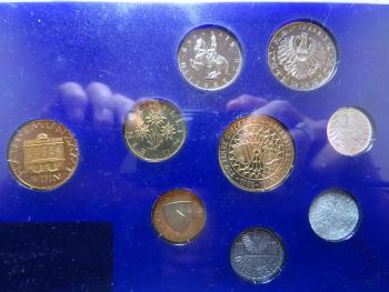 Kleinmünzsatz 1985 Schilling Set PP