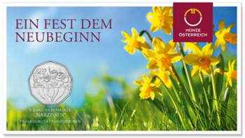 5 Euro Silber 2025 Narzissen Hgh Blister