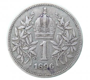 1 Krone 1896 Silber Franz Joseph I.