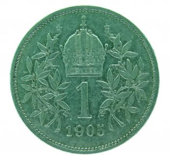 1 Krone 1905 Silber Franz Joseph I.