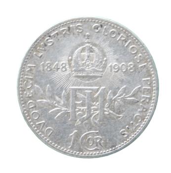 1 Krone 1908 Silber Franz Joseph I.