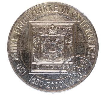 20 Schilling 2000 150 Jahre österreichische Briefmarke