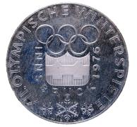 100 Schilling Silber 1974 XII. Olympische Winterspiele 1. Ausgabe PP