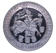 100 Schilling Silber 1977 500 Jahre Prägstätte Hall PP