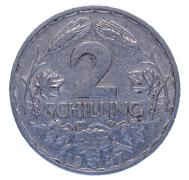 2 Schilling Alu 1947