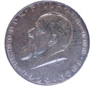2 Schilling Silber 1929 Theodor Billroth