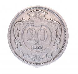 20 Heller 1893 Franz Joseph I.