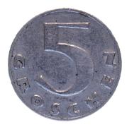 5 Groschen 1934 Cu-Ni