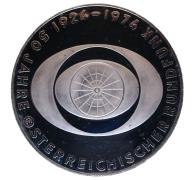 50 Schilling Silber 1974 50 Jahre Österreichischer Rundfunk PP